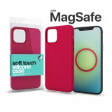 XPRO MagSafe rögzítésű Soft Touch Szilikon tok Apple Iphone 13 Mini készülékhez - piros