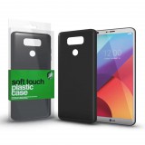 Xpro Soft Touch LG G6 készülékhez plasztik tok, fekete (113858) (XP113858) - Telefontok