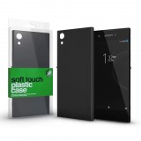 Xpro Soft Touch Sony Xperia XA1 készülékhez plasztik tok, fekete (113885) (XP113885) - Telefontok