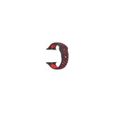 Xprotector 116015 Apple Watch 38/40mm lélegző sport szíj fekete-piros (xp116015) - Szíj