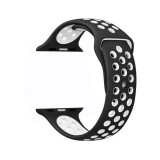 Xprotector 116187 Apple Watch 42/44mm lélegző sport szíj fekete-fehér (xp116187) - Szíj