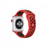 Xprotector 116189 Apple Watch 42/44mm lélegző sport szíj piros-fekete (116189) - Szíj