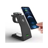 Xprotector 3in1 QI mágneses gyorstöltőállomás 15W fekete