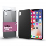 Xprotector Matte Apple iPhone X szilikon hátlaptok fekete (114420) (x114420) - Telefontok