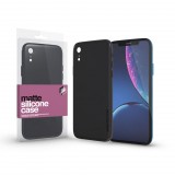Xprotector Matte Apple iPhone XR szilikon hátlaptok fekete (115385) (x115385) - Telefontok