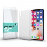 Xprotector Soft Touch Silicone Apple iPhone X tok fehér (114315) (x114315) - Telefontok