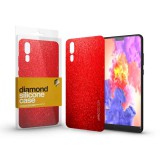 Xprotector Szilikon tok (Diamond) Piros Huawei P20 készülékhez