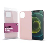 Xprotector XPRO™ Szilikon matte tok ultravékony Púder pink Apple iPhone 16e készülékhez