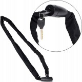 XQmax Biztonsági acéllánc zár 2 db kulccsal, 120 cm