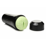 XR Brands Creature Cocks Raptor - hüllő műpunci tokban (fekete-zöld)