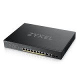 XS1930-12HP, 8-port Multi-Gigabit Smart Managed PoE Switch 375Watt 802.3BT, 2 x