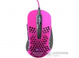 Xtrfy M4 RGB optikai gamer egér, rózsaszín