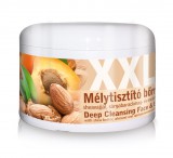 XXL Mélytisztító bőrradír - sheavajjal, sárgabarackmag- és mandula őrleménnyel