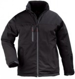 YANG fekete férfi softshell kabát L-es