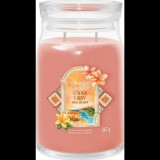 Yankee Candle Signature - Capri és Olíva Illatgyertya 567g - Rózsaszín (2642894E)