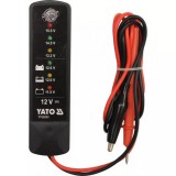 YATO 12V LED fényes akkuteszter CCA 150-1400 Ah
