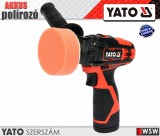 Yato akkumulátoros polírozógép 12V - elektromos kisgép