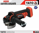 Yato akkumulátoros sarokcsiszoló M14 - 18V (csak gép) - elektromos kisgép
