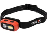 YATO Akkus LED fejlámpa 480 lm mozgásérzékelős