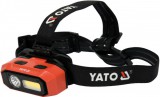 Yato Akkus LED fejlámpa 800 lumen mozgásérzékelős