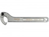 YATO Állítható csuklós körmöskulcs horonyanyákhoz, 35–50 mm, 210 mm, CrV (YT-01671)
