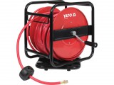 YATO Automata pneumatikus ( levegős ) tömlődob, 30 méter tömlő (YT-24253)