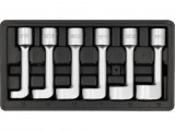 YATO Befecskendezőcső kulcs készlet dízel injektorvezetékekhez 1/2”, 12–19 mm, 6 részes (YT-17618)