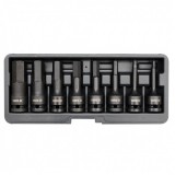 YATO Bit dugókulcs készlet gépi IMBUSZ 1/2 col 8 részes 6-19 mm