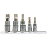 YATO Bithegy dugófejjel 5 részes SPLINE (1/4"M5-6, 3/8"M8-10-12) (YT-04360)