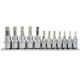 YATO Bithegy dugófejjel Torx Tamperp. 12 r. (1/4  col L=37mm T8-T30, 3/8 col
