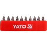 YATO Bithegy készlet 10 részes PH1 25mm (YT-0474)