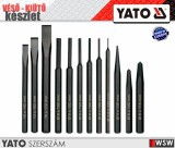 Yato CRV véső-kiütő készlet 12 db-os - szerszám