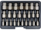 YATO Csavarkiszedő készlet sérült HEX, Torx és Spline csavarokhoz, 3–23 mm, 25 részes (YT-06034)