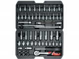 YATO Dugókulcs és bit készlet 1/4”, 4–13 mm, 56 részes (YT-14501)