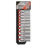 YATO Dugókulcs készlet 10 részes 1/2 col: 10-24 mm profi CrV
