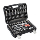 YATO Dugókulcs készlet 108 részes 1/2 col 10-32mm, 1/4 col 4-14mm CrV