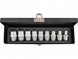 YATO Dugókulcs külső Torx készlet 1/2” meghajtással, E10–E24, 9 részes (YT-0521)