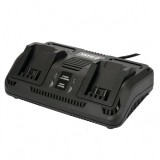 YATO Dupla akkumulátor töltő 18 V-os akkumulátorokhoz