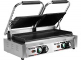 YATO Dupla elektromos bordázott kontaktgrill 2 független sütőzónával, 3600 W, 50–300 °C (YG-04560)