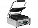 YATO Elektromos bordázott kontaktgrill öntöttvas sütőlapokkal, 1800 W, 50–300 °C (YG-04555)