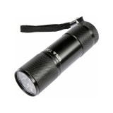 Yato Elemes LED zseblámpa 30 lm, alumínium, fekete 3 x AAA