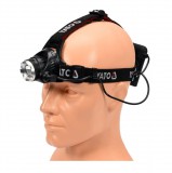 YATO Fejlámpa XM-L2 CREE állítható fókusszal