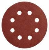 YATO Fíbertárcsa tépőzáras 125/80 8 lyukas 5db/csomag