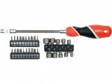 YATO Flexibilis csavarhúzó és bit készlet 31 részes, 1/4”, S2 bitekkel (YT-25972)