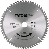 YATO Fűrésztárcsa Alumíniumhoz 180x60Tx20 mm (YT-60907)