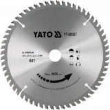 YATO Fűrésztárcsa alumíniumhozz 180x60Tx20 mm