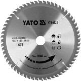 YATO Fűrésztárcsa fához 185 x 20 mm 60T