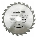 YATO Fűrésztárcsa fához 200/30/24