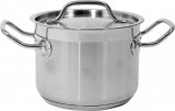 Yato GASTRO Fazék fedővel 2,4 liter 160 x 120 mm inox
