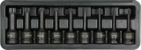 Yato Gépi bit Spline dugókulcs készlet 9 részes 1/2" M4 - M16